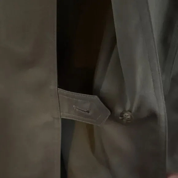 RALPH LAUREN Chaps Trench Coat Mens Sz 38S Double Breasted Removable Wool Lining - Picture 8 of 16